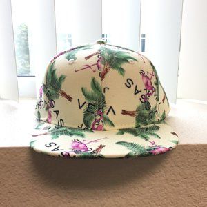 PRE LOVED- Hollywood Made Vegas By Jacobs Cap in White - MISC043
